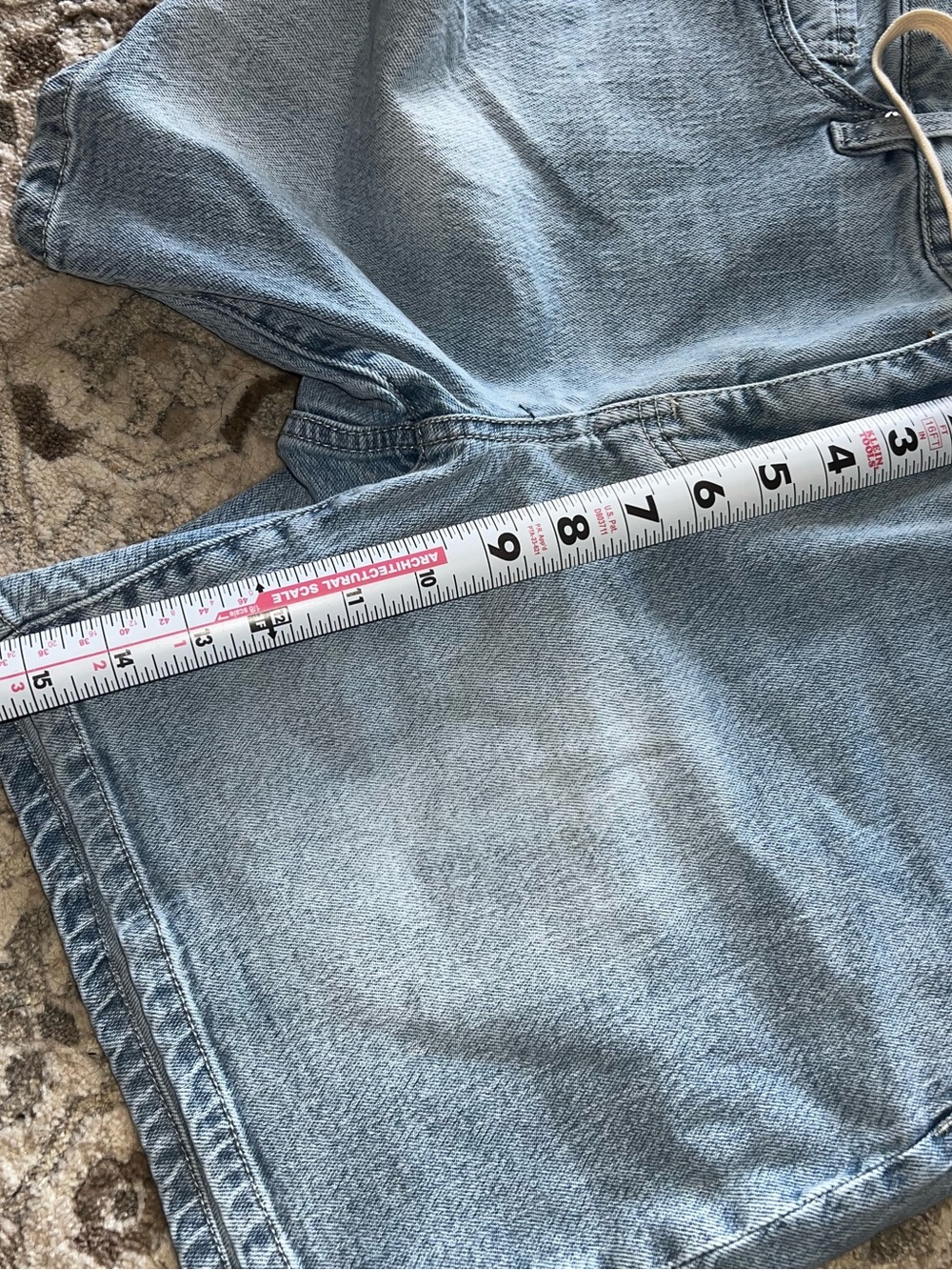 Royalty for Me Size 14W Tummy Control Stretch Denim Shorts NWT - Picture 8 of 13